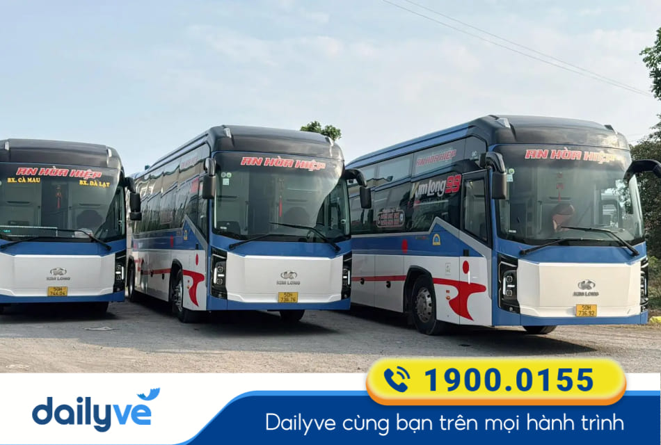 Nhà xe An Hòa Hiệp từ Cà Mau đi Đà Lạt