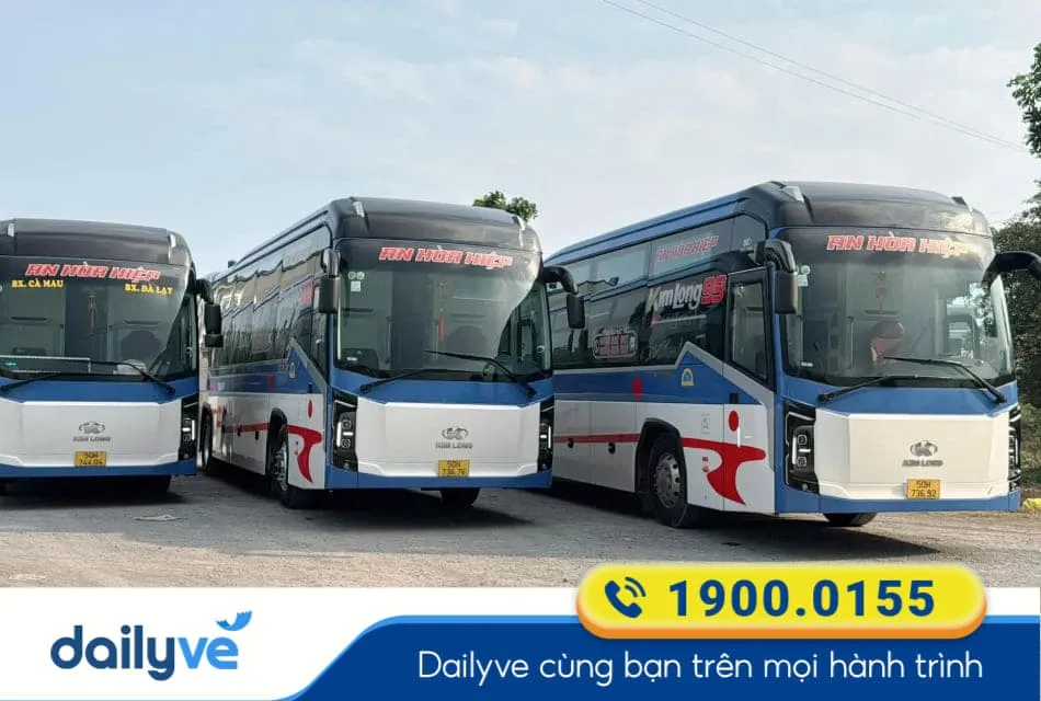 Nhà xe An Hòa Hiệp từ Cà Mau đi Bà Rịa