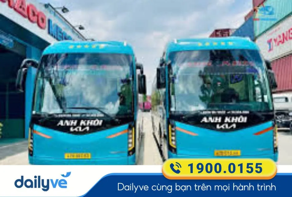 Nhà xe Anh Khôi từ Đắk Lắk đi Nghệ An