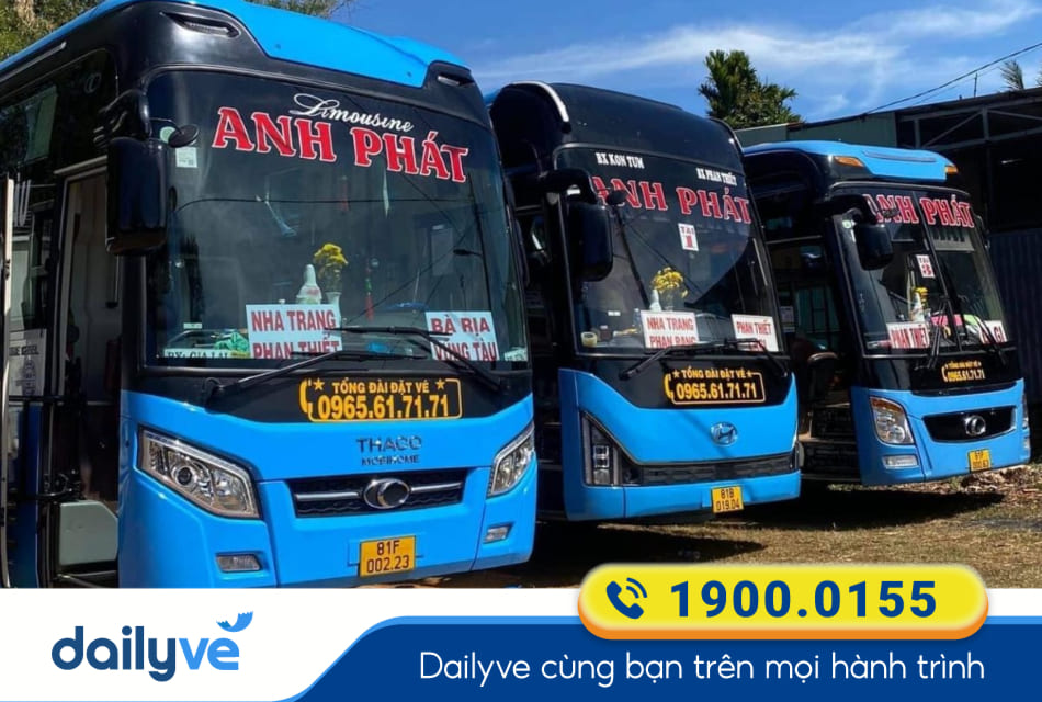 Nhà xe Anh Phát từ Kon Tum đi Nha Trang