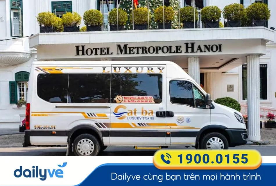Nhà xe Cát Bà Luxury từ Hải Phòng đi Hòa Bình