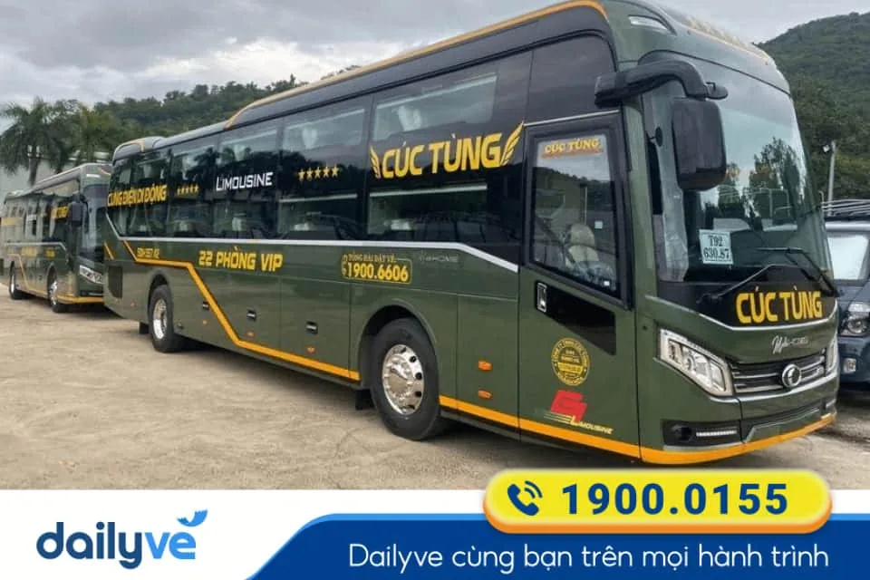 Nhà xe Cúc Tùng từ Nha Trang đi Quảng Ngãi