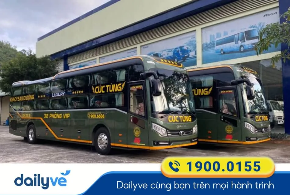 Nhà xe Cúc Tùng từ Khánh Hòa đi Huế