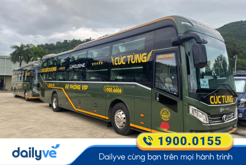 Nhà xe Cúc Tùng Limousine từ Nha Trang đi Phú Yên
