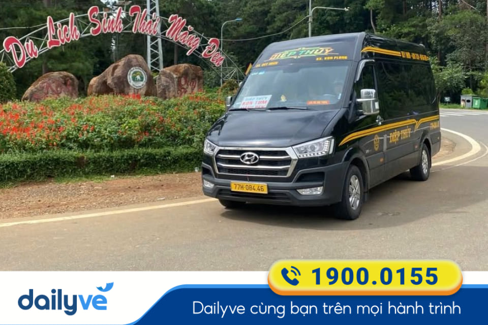 Nhà xe Diệp Thúy (Quy Nhơn) từ Kon Tum đi Quy Nhơn