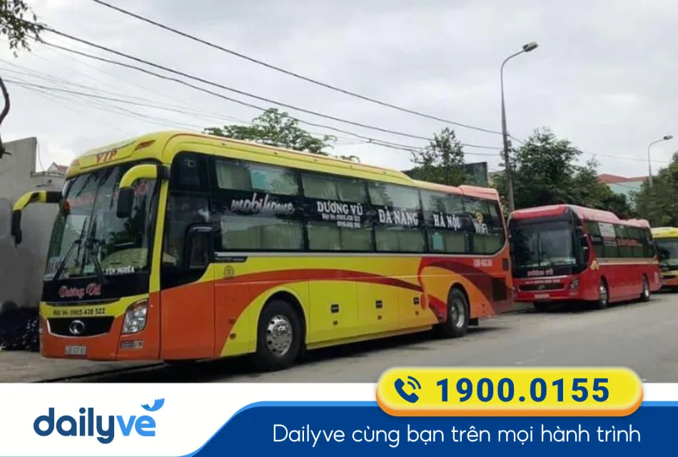 Nhà xe Dương Vũ từ Hải Phòng đi Quảng Bình
