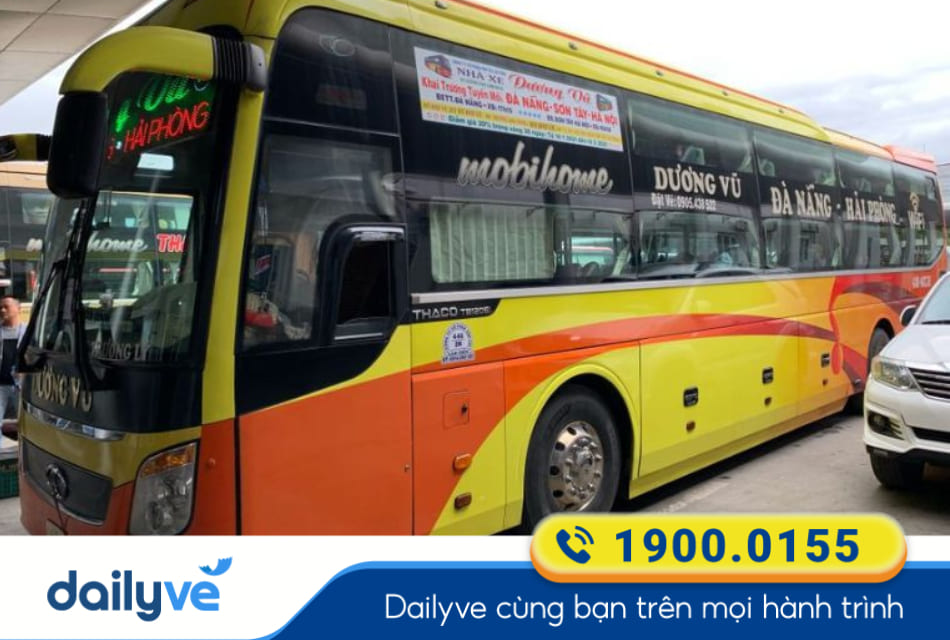 Nhà xe Dương Vũ từ Hải Phòng đi Vinh
