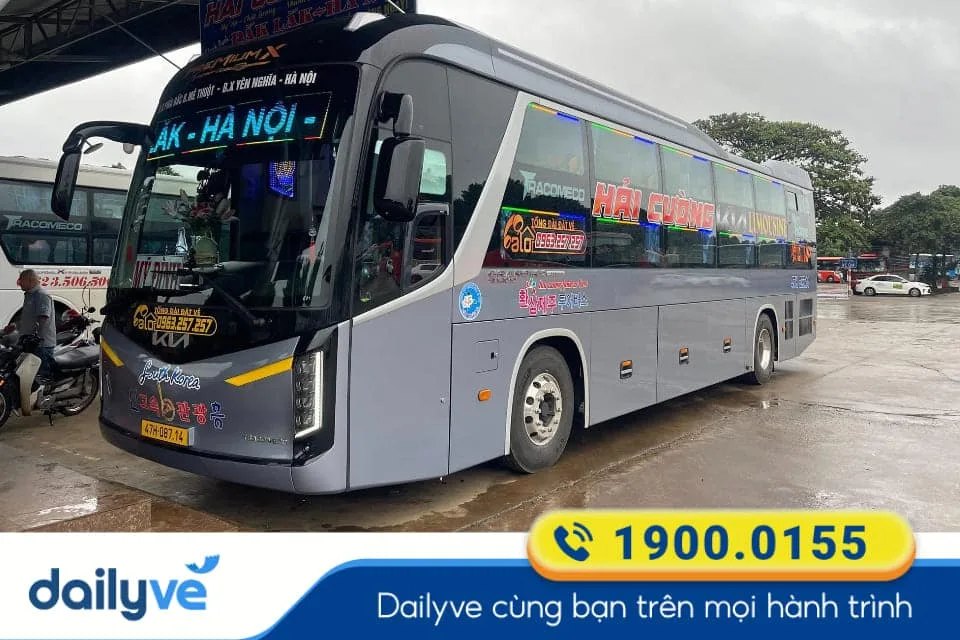 Nhà xe Hải Cường từ Đắk Lắk đi Hà Nội
