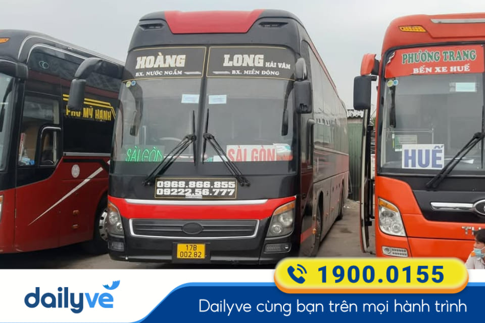 Nhà xe Hoàng Long Hải Vân tuyến Hà Nội đi Tây Ninh