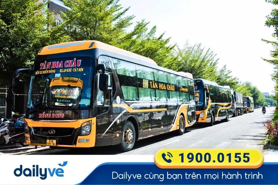 Nhà xe Hồng Dung từ Sài Gòn đi An Khê