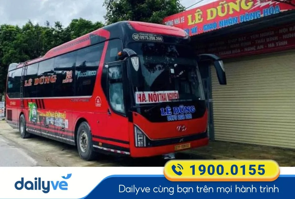 Nhà xe Lê Dũng từ Bến xe Mỹ Đình đi Điện Biên