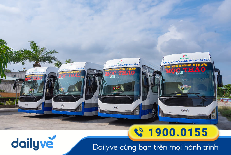 Nhà xe Mộc Thảo từ Đà Nẵng đi Tuy Hòa