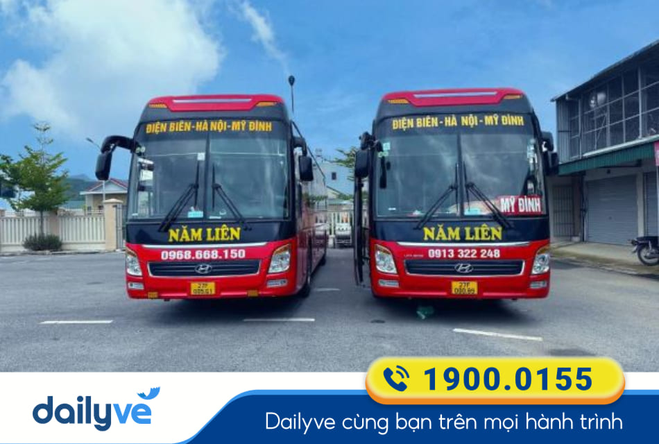Nhà xe Năm Liên từ Bến xe Mỹ Đình đi Điện Biên
