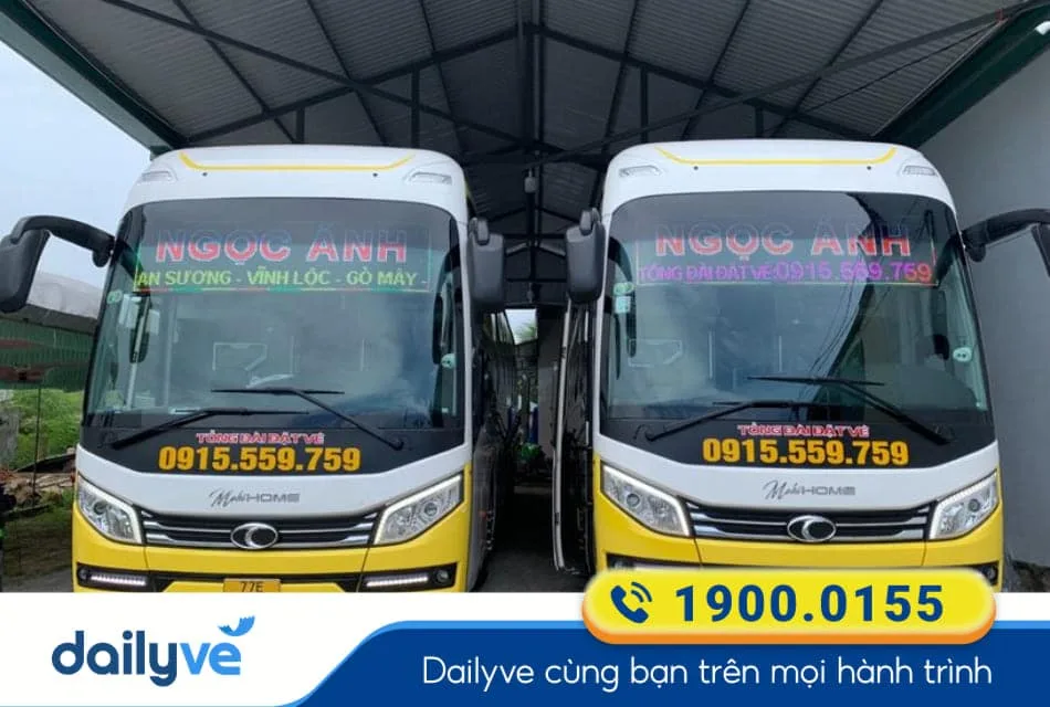 Nhà xe Ngọc Ánh Limousine từ Phù Cát đi Sài Gòn