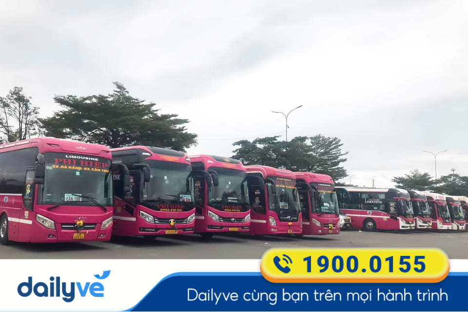 Nhà xe Phi Hiệp từ Đà Nẵng đi Cần Thơ