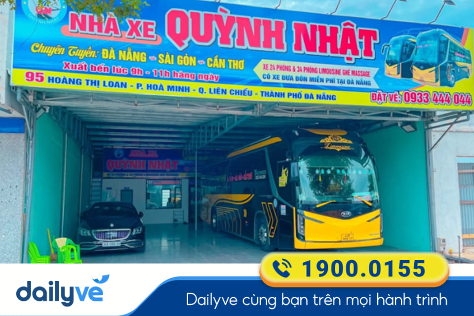 Nhà xe Quỳnh Nhật từ Đà Nẵng đi Cần Thơ