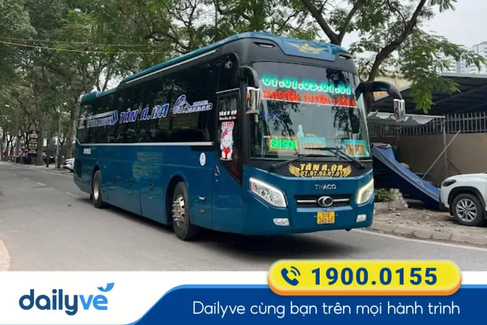 Nhà xe Tân Aba từ Sài Gòn đi Vinh