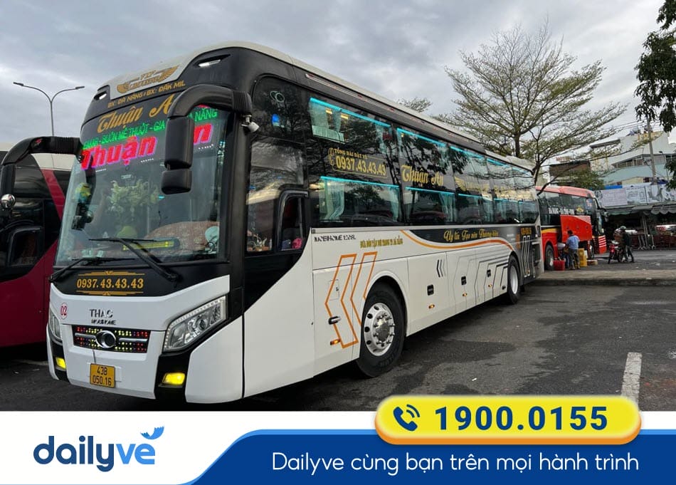 Nhà xe Thuận An từ Bình Định đi Đắk Lắk