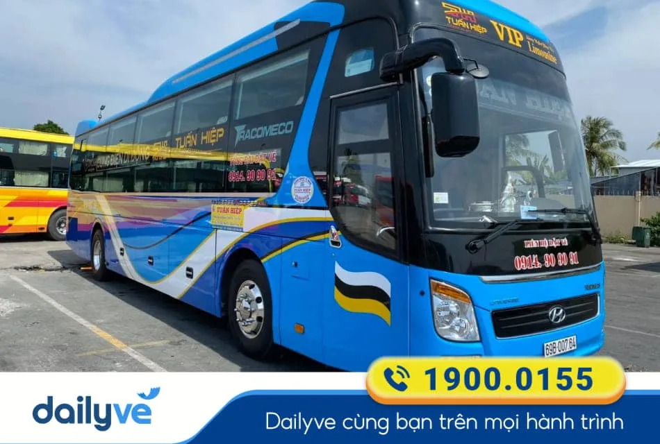 Nhà xe Tuấn Hiệp từ Bà Rịa đi Bình Dương