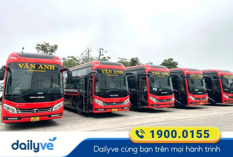 Nhà xe Vân Anh Limousine từ Hà Nội đi Triệu Sơn