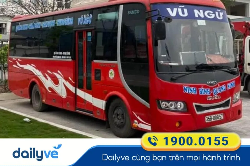 Nhà xe Vũ Ngữ từ Ninh Bình đi Quảng Ninh