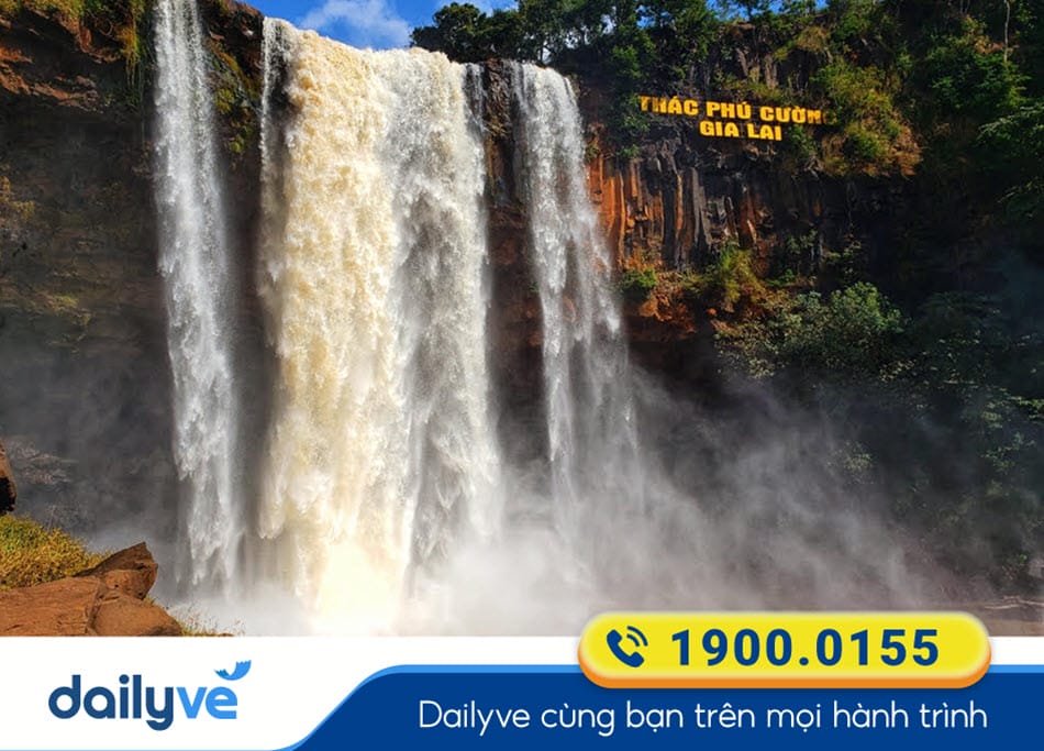 Thác Phú Cường - Dải lụa hùng vĩ của núi rừng Pleiku - Gia Lai