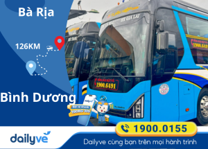 Vé xe từ Bà Rịa đi Bình Dương