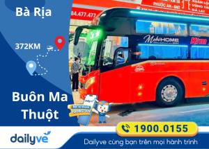 Vé xe từ Bà Rịa đi Buôn Ma Thuột