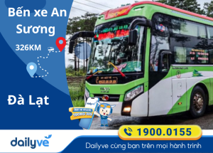 Vé xe từ Bến xe An Sương đi Đà Lạt