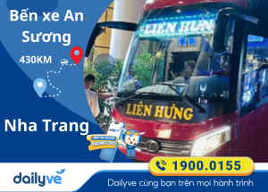 Vé xe từ Bến xe An Sương đi Nha Trang