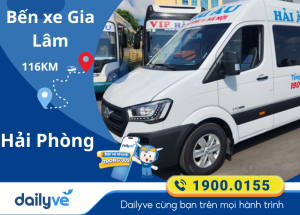 Vé xe từ Bến xe Gia Lâm đi Hải Phòng