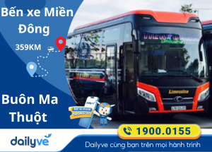 Vé xe từ Bến xe Miền Đông đi Buôn Ma Thuột