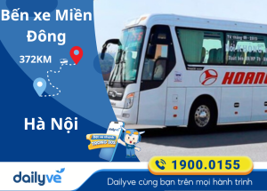 Vé xe từ Bến xe Miền Đông đi Hà Nội