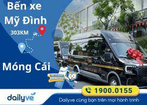 Vé xe từ Bến xe Mỹ Đình đi Móng Cái