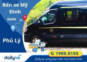 Vé xe từ Bến xe Mỹ Đình đi Phủ Lý
