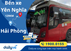 Vé xe từ Bến xe Yên Nghĩa đi Hải Phòng