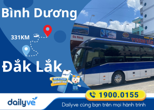 Vé xe từ Bình Dương đi Đắk Lắk