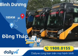 Vé xe từ Bình Dương đi Đồng Tháp