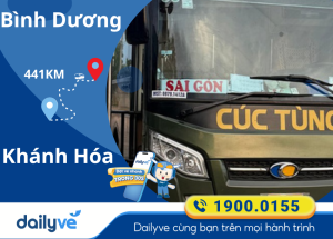 Vé xe từ Bình Dương đi Khánh Hòa