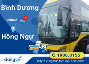 Vé xe từ Bình Dương đi Thị xã Hồng Ngự