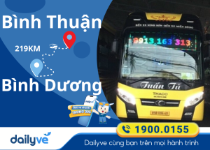 Vé xe từ Bình Thuận đi Bình Dương