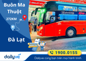 Vé xe từ Buôn ma Thuột đi Đà Lạt
