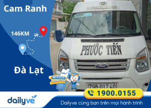 Vé xe từ Cam Ranh đi Đà Lạt