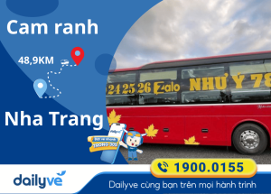 Vé xe từ Cam Ranh đi Nha Trang