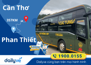 Vé xe từ Cần Thơ đi Phan Thiết