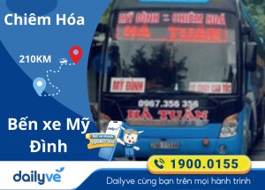 Vé xe từ Chiêm Hóa đi Bến xe Mỹ Đình