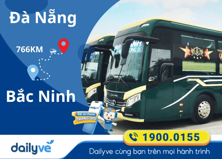 Vé xe từ Đà Nẵng đi Bắc Ninh