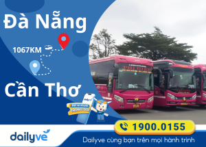 Vé xe từ Đà Nẵng đi Cần Thơ