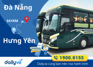 Vé xe từ Đà Nẵng đi Hưng Yên