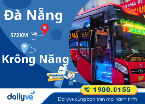 Vé xe từ Đà Nẵng đi Krông Năng